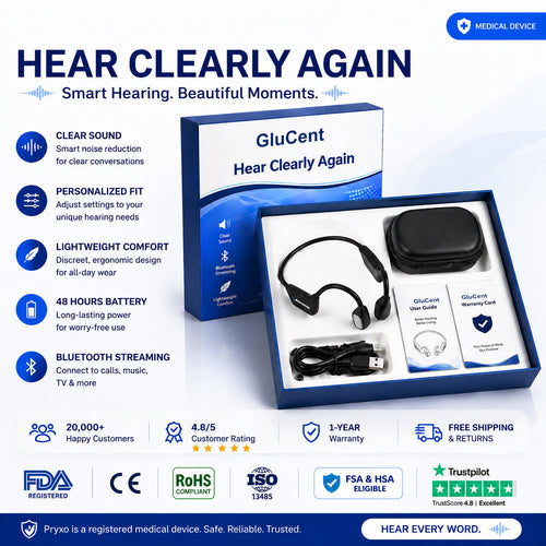 🌎Ends Today: 83% OFF!⏰👂Revitalize your ears again💖 💥 LIMITED TIME OFFER!🔥Advanced Bone Conduction Smart Hearing Headphones